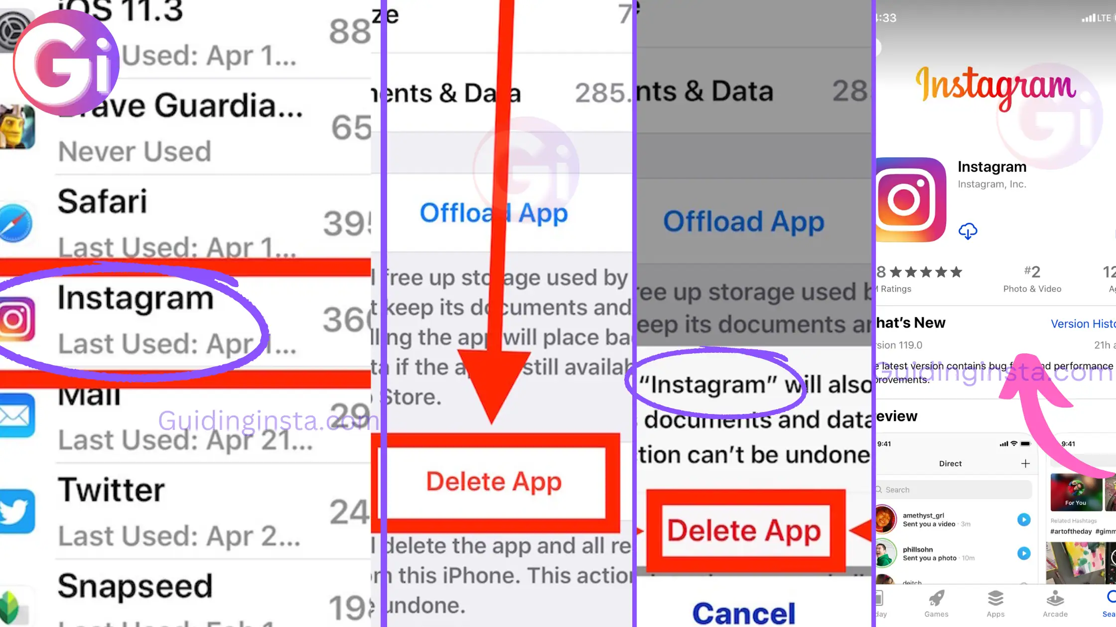 All the steps to Clear Instagram Cache on any iOS device