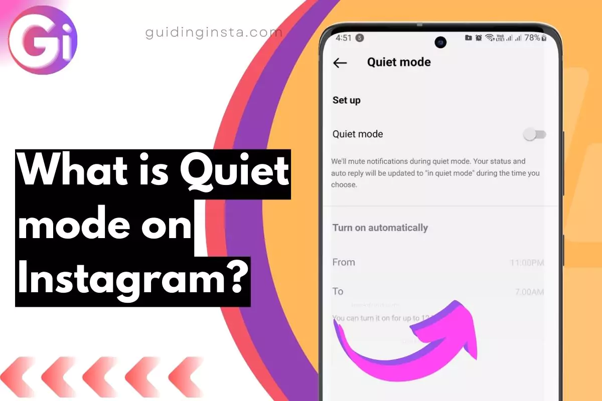 quiet mode with overlay text What is Quiet mode on Instagram