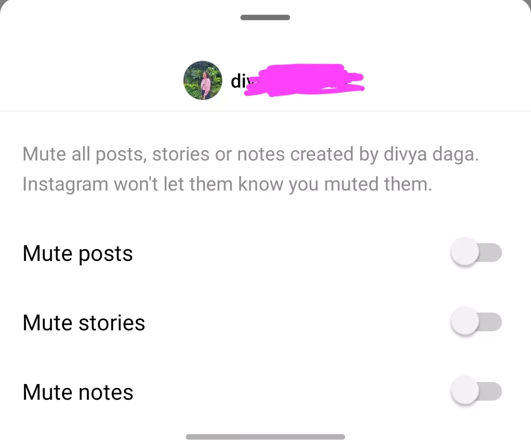 unmuted all of three settings instagram