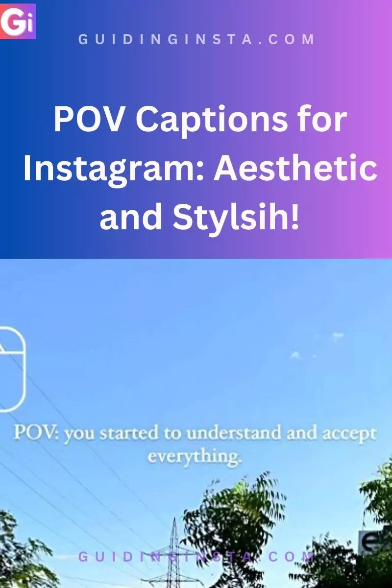 screenshot of a instagram reel with pov captions with overlay text