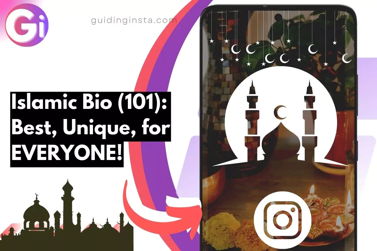 screenshot of islamic instagram with overlay text 101 islam bios