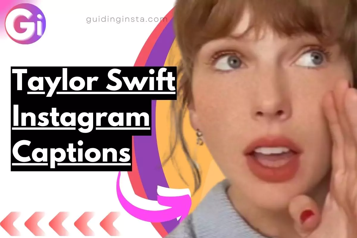 taylor swift talking with overlay text instagram captions
