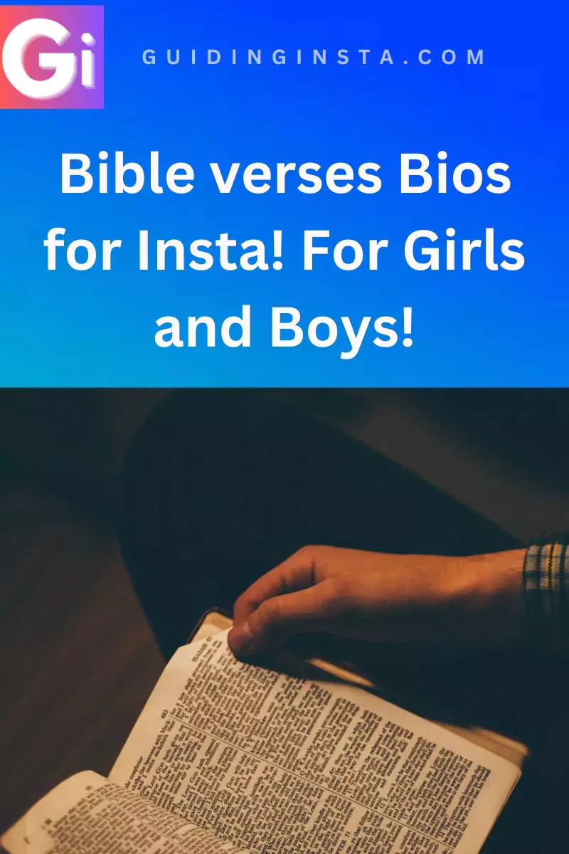 bible reading with overlay text for instas boys and girls