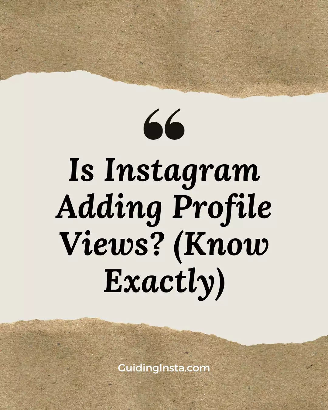 Is Instagram Adding Profile Views overlay text