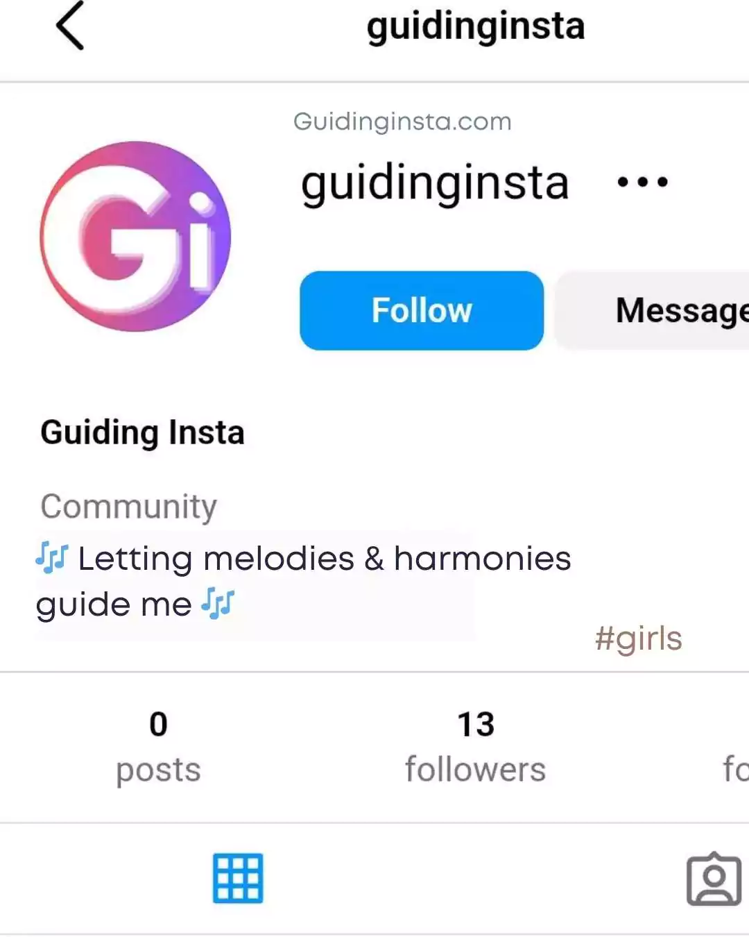 girls bios instagram screenshot