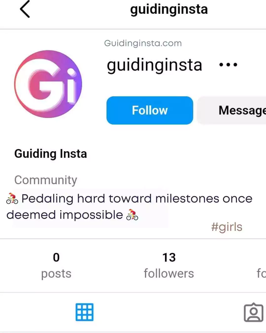 girls bios instagram from app screenshot