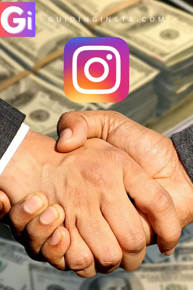 instagram making money with handshake or sponsor