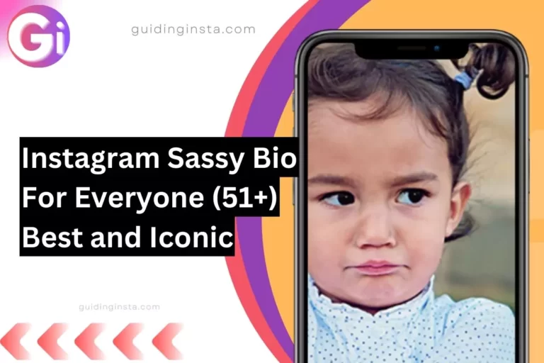screenshot of sassy with overlay text Instagram Sassy Bio For Everyone