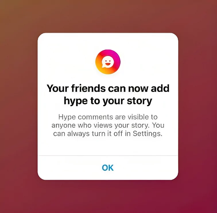 your friends can now add hype to your story screenshot hype comment